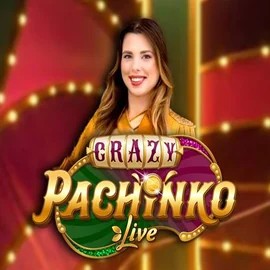 Official Live Casino logo: Crazy Pachinko by Evolution at Paradise Play Casino