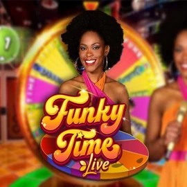 Funky Time logo – Live Casino by Evolution at Paradise Play Casino