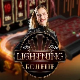 Lightning Roulette logo – Live Casino by Evolution at Paradise Play Casino