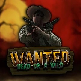 Slots logo of Wanted Dead or a Wild from Hacksaw Gaming at Paradise Play Casino